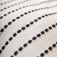 Contrast Stitch Cotton Pillow Cover-Letifly Lights and Decor