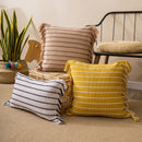 Contrast Stitch Cotton Pillow Cover-Letifly Lights and Decor