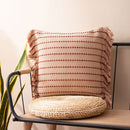Contrast Stitch Cotton Pillow Cover-Letifly Lights and Decor