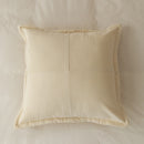 Square Ivory Ribbed Pillowcase 