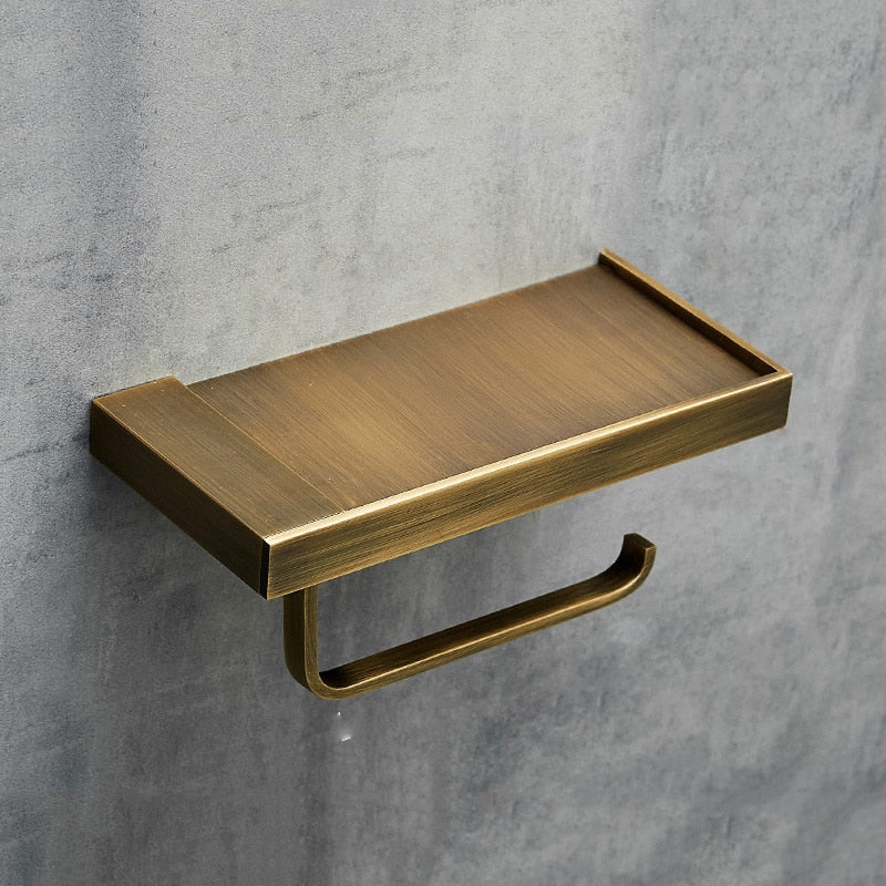 Metallic Copper Hanging Towel Rack