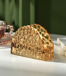 Crown Jewels Glass Napkin Holder-Letifly Lights and Decor