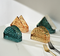 Crown Jewels Glass Napkin Holder-Letifly Lights and Decor