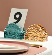Crown Jewels Glass Napkin Holder-Letifly Lights and Decor