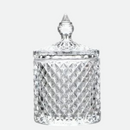 Crystal Glass Candy Jar Box Snacks Storage Container