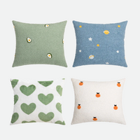 Cute Shapes Felt Pillow Covers-Letifly Lights and Decor