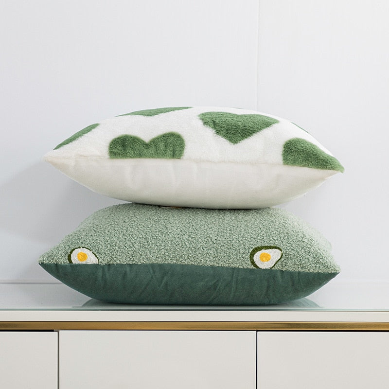 Cute Shapes Felt Pillow Covers-Letifly Lights and Decor