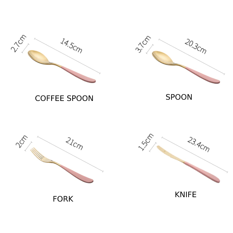 Dae Cutlery 4Pc Set-Letifly Lights and Decor