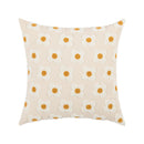 Daisy Flower Embroidered Lumbar Pillow cover square