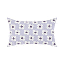 Daisy Flower Embroidered Lumbar Pillow cover