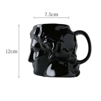 David's Head Ceramic Porcelain Mug-Letifly Lights and Decor