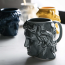 New 1Pcs 580mL 3D Style David Sculpture Ceramic Mug Coffee Tea Milk Drinking Cups with Handle Coffee Mug for Office Novelty Gift