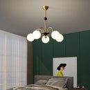 Deco Bauhaus Orb Chandelier