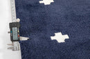Rectangle Blue cross Floor mat