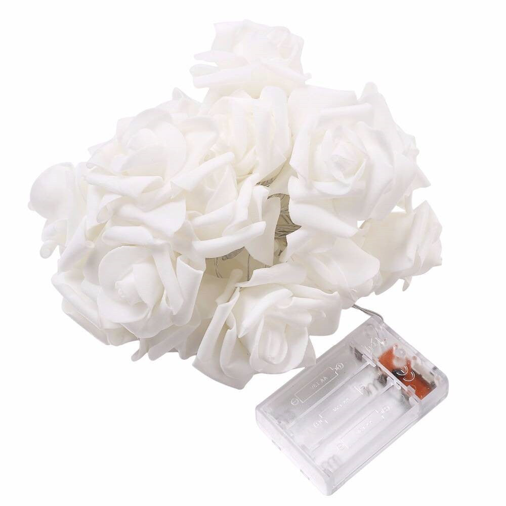 Deluxe Rose Flower LED String Lights-Letifly Lights and Decor