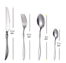 stainless steel silver cutlery set