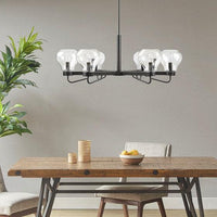Devon Modern Chandelier with Bowl Shaped Shades-Letifly Lights and Decor