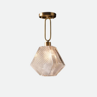 Diamond Cut Art Deco Pendant Light-Letifly Lights and Decor