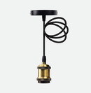 Dramatic Bubble LED Amber Glass Filament Bulb & Pendant Light Socket-Letifly Lights and Decor