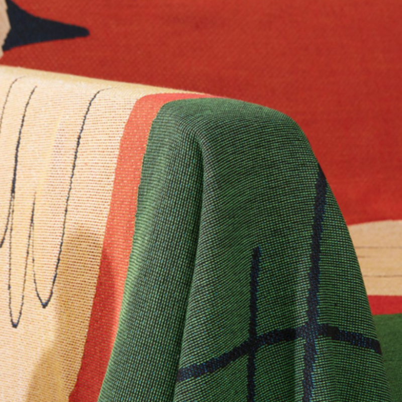 Ducks in Pasture Abstract Tapestry & Throw Blanket-Letifly Lights and Decor