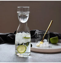Duo Dome Glass Pitcher with Cup-Letifly Lights and Decor