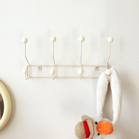 Storage Organizer Bedding Room Hooks Wall Creative Coat Hanger 