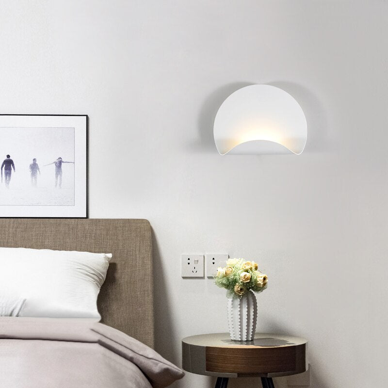 Eclipse Metal Wall Lamp-Letifly Lights and Decor