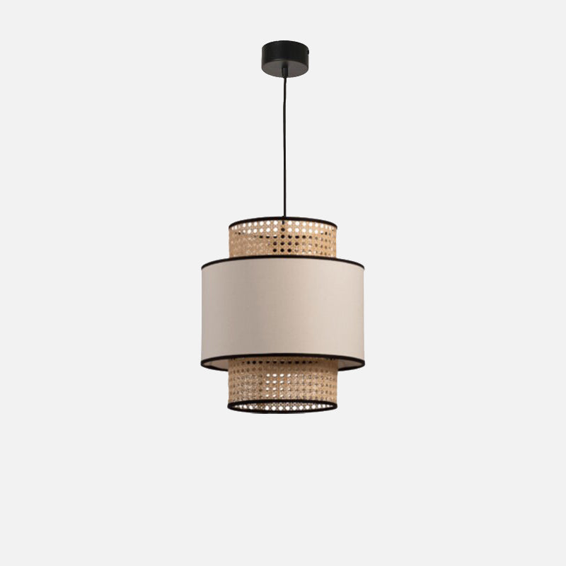 Edo Rattan Modern Pendant Lights-Letifly Lights and Decor