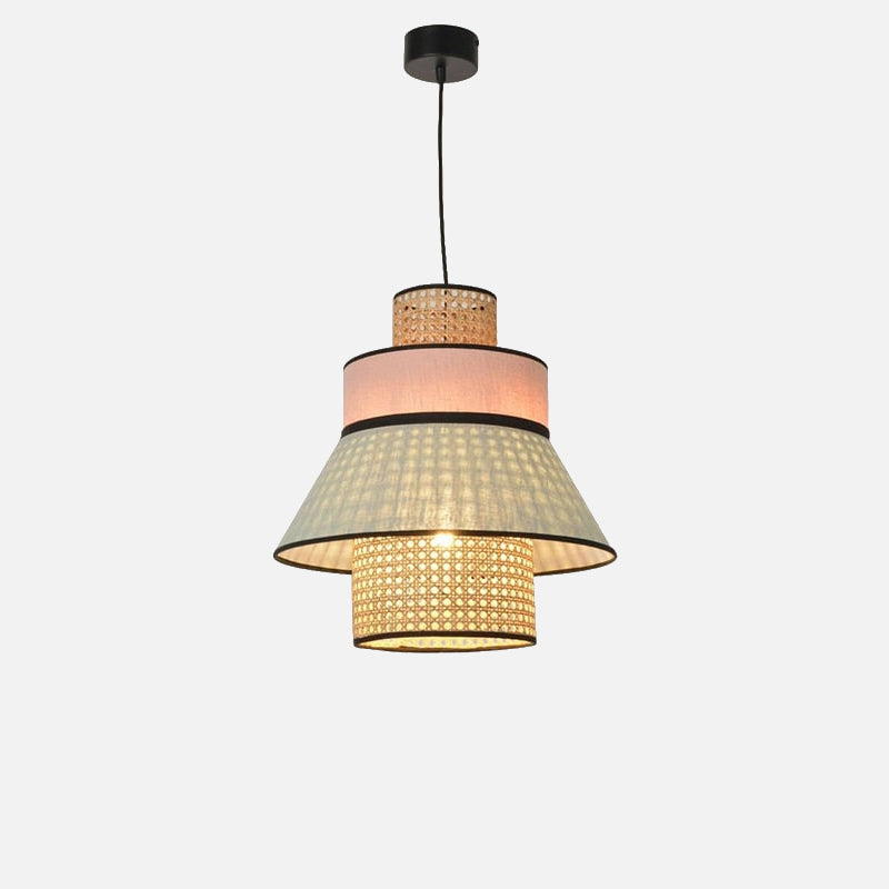 Edo Rattan Modern Pendant Lights-Letifly Lights and Decor
