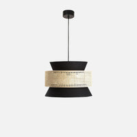 Edo Rattan Modern Pendant Lights-Letifly Lights and Decor