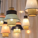 Edo Rattan Modern Pendant Lights-Letifly Lights and Decor