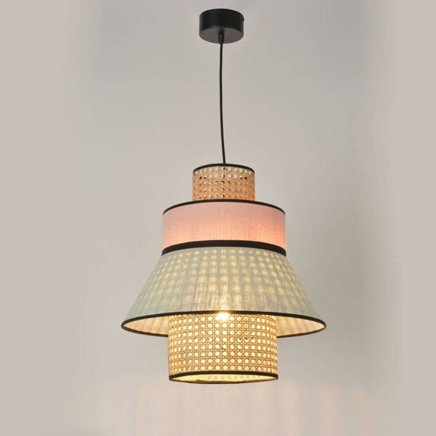 Edo Rattan Modern Pendant Lights-Letifly Lights and Decor