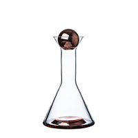Drinkware European Style Crystal Glass Rose Gold Decanter Wine Set