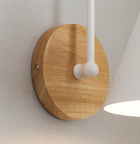 Elegant Curve Wood & Metal Wall Lamp-Letifly Lights and Decor
