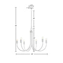 Ellie Metal Chandelier-Letifly Lights and Decor