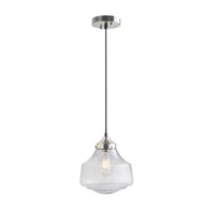 Elm Bell Shaped Glass Pendant Lamp-Letifly Lights and Decor