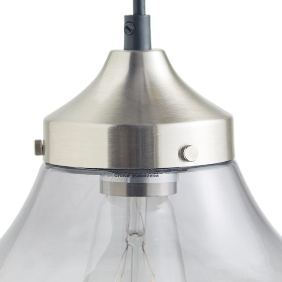 Elm Bell Shaped Glass Pendant Lamp-Letifly Lights and Decor