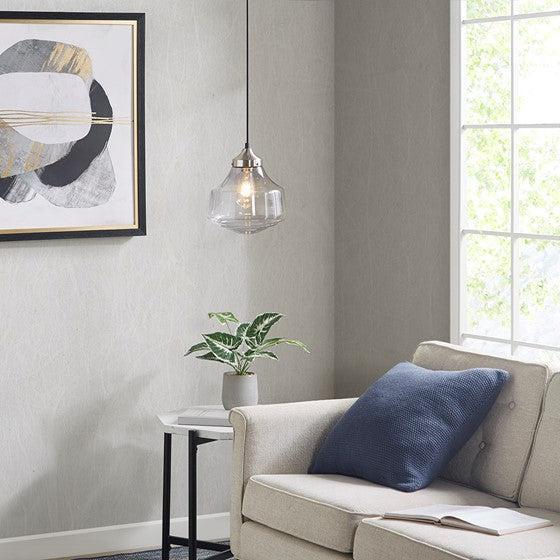 Elm Bell Shaped Glass Pendant Lamp-Letifly Lights and Decor