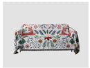 Large Rectangle Floral Fringed Throw Blanket