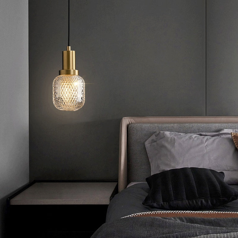 Etched Glass Luxury LED Pendant Light