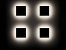 Square Black Gray Wall Mounted Outdoor Light