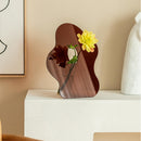 Decorative Mirror Acrylic Vase and Desktop Organizer