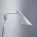 tilted aluminum black white modern wall lamp