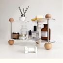 Float Acrylic & Wood Tray Organizer Stand-Letifly Lights and Decor