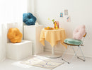 flower shaped colorful velvet cushion pillow