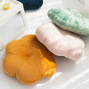 flower shaped colorful velvet cushion pillow