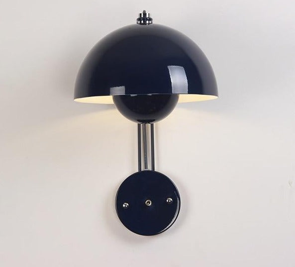 verner panton navy Colorful Metal Wall Lamp Flowerpot Metal LED Wall Lamp VP8 LED light