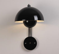 verner panton Round black Metal Wall Lamp Flowerpot Metal LED Wall Lamp VP8 LED light