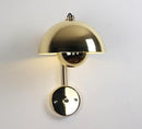 verner panton Round gold Metal Wall Lamp Flowerpot Metal LED Wall Lamp VP8 LED light