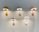 verner panton Round Colorful Metal Wall Lamp Flowerpot Metal LED Wall Lamp VP8 LED light